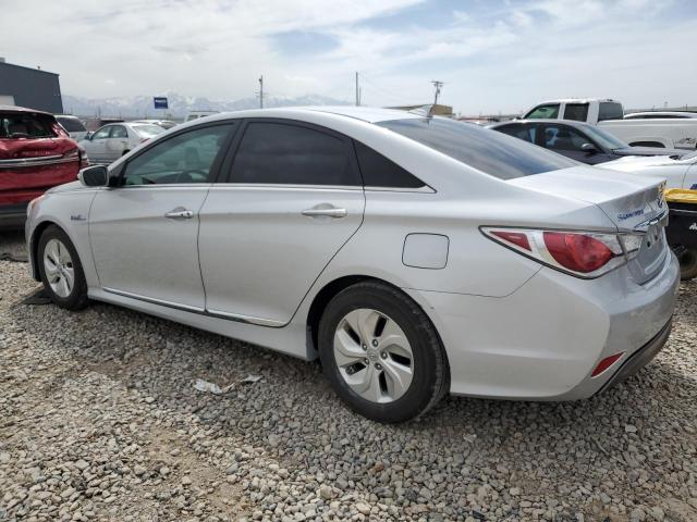 KMHEC4A47FA133858 - 2015 HYUNDAI SONATA HYBRID SILVER photo 2