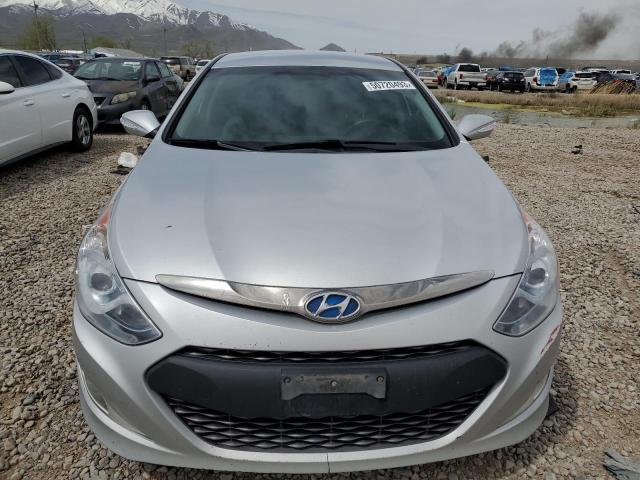 KMHEC4A47FA133858 - 2015 HYUNDAI SONATA HYBRID SILVER photo 5