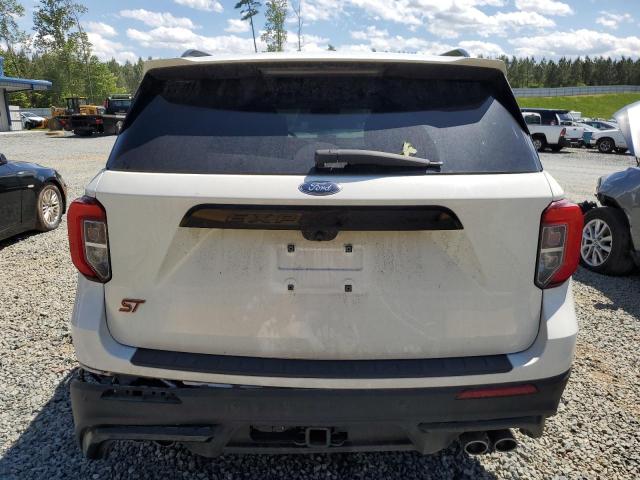 1FM5K8GC0LGA05303 - 2020 FORD EXPLORER ST WHITE photo 6