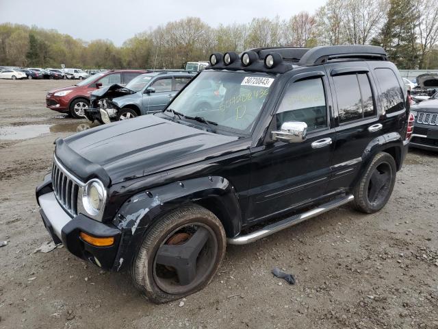 1J4GL38K73W535643 - 2003 JEEP LIBERTY RENEGADE BLACK photo 1