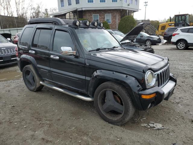 1J4GL38K73W535643 - 2003 JEEP LIBERTY RENEGADE BLACK photo 4