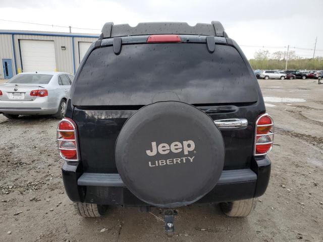 1J4GL38K73W535643 - 2003 JEEP LIBERTY RENEGADE BLACK photo 6