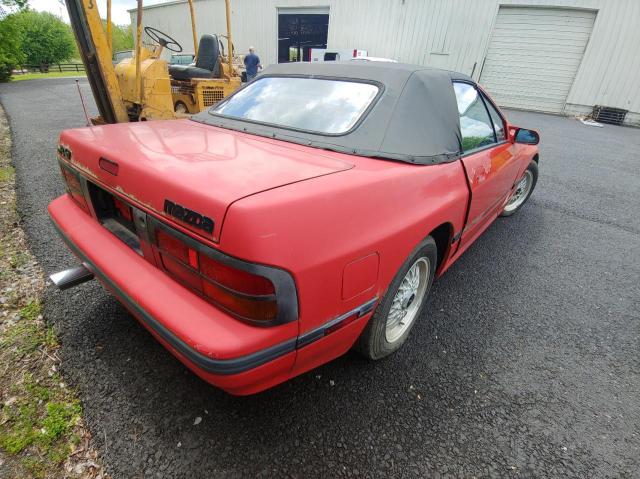 JM1FC351XJ0102301 - 1988 MAZDA RX7 RED photo 4