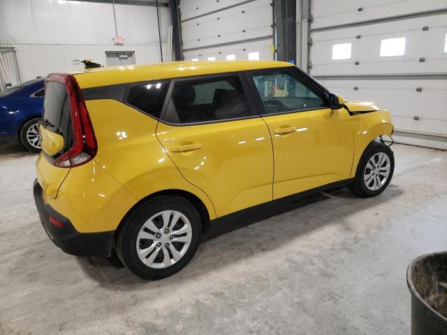 KNDJ23AU2L7114661 - 2020 KIA SOUL LX YELLOW photo 3