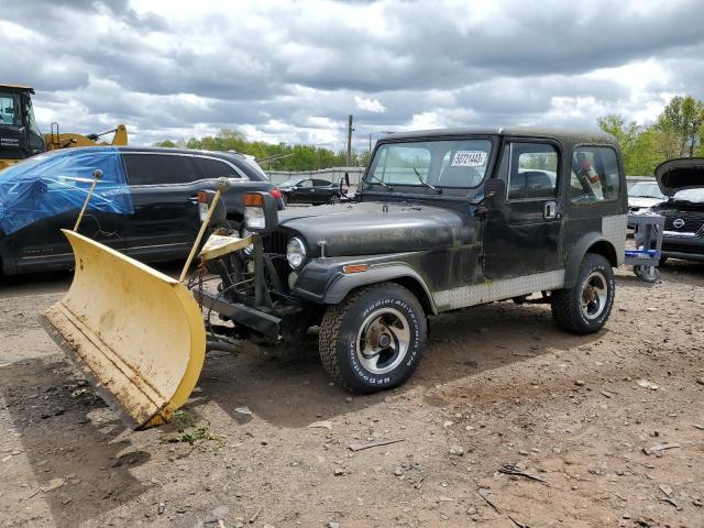 1JCCM87A0FT086673 - 1985 JEEP JEEP CJ7 BLACK photo 1