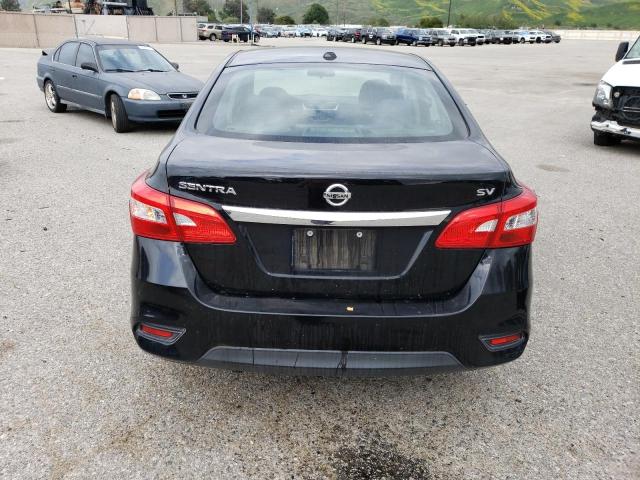 3N1AB7APXGL650151 - 2016 NISSAN SENTRA S BLACK photo 6