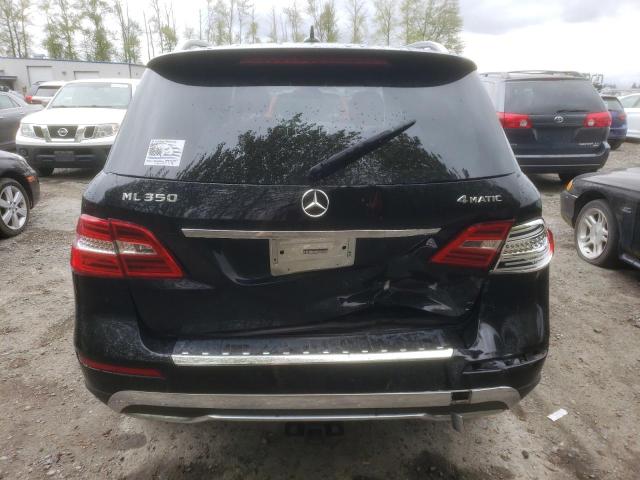 4JGDA5HB1FA503049 - 2015 MERCEDES-BENZ ML 350 4MATIC BLACK photo 6