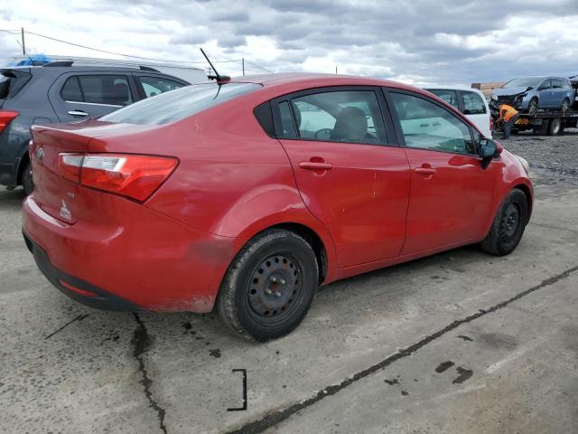 KNADM4A38D6257493 - 2013 KIA RIO LX RED photo 3