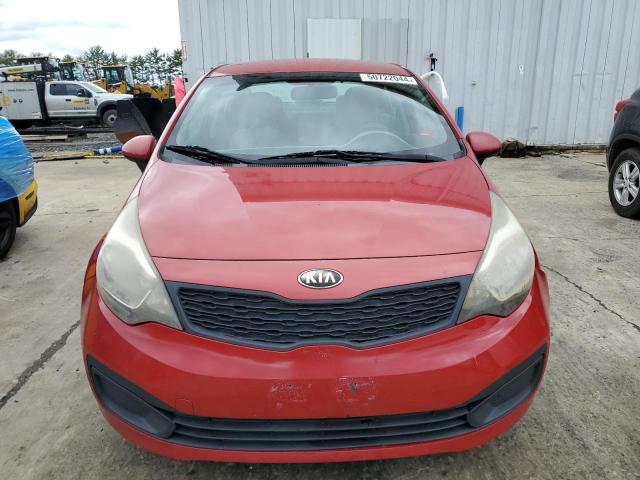 KNADM4A38D6257493 - 2013 KIA RIO LX RED photo 5