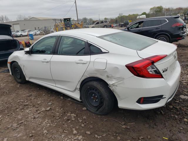 2HGFC2F65KH584209 - 2019 HONDA CIVIC LX WHITE photo 2