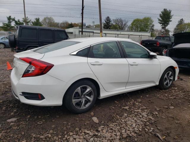 2HGFC2F65KH584209 - 2019 HONDA CIVIC LX WHITE photo 3