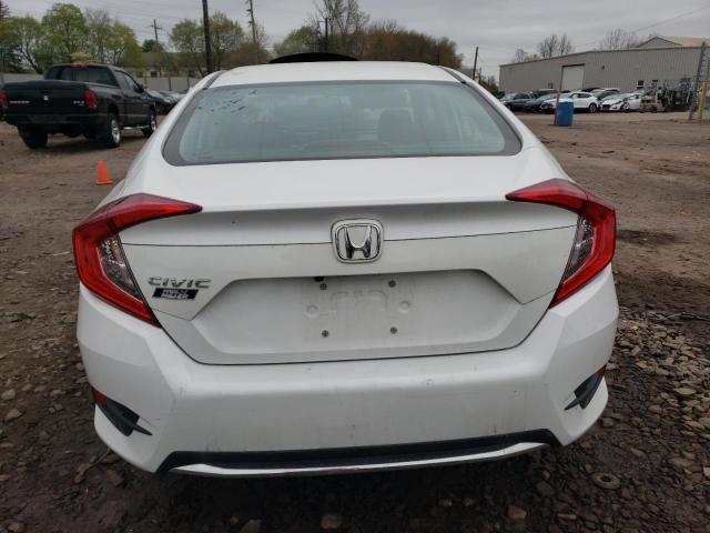 2HGFC2F65KH584209 - 2019 HONDA CIVIC LX WHITE photo 6