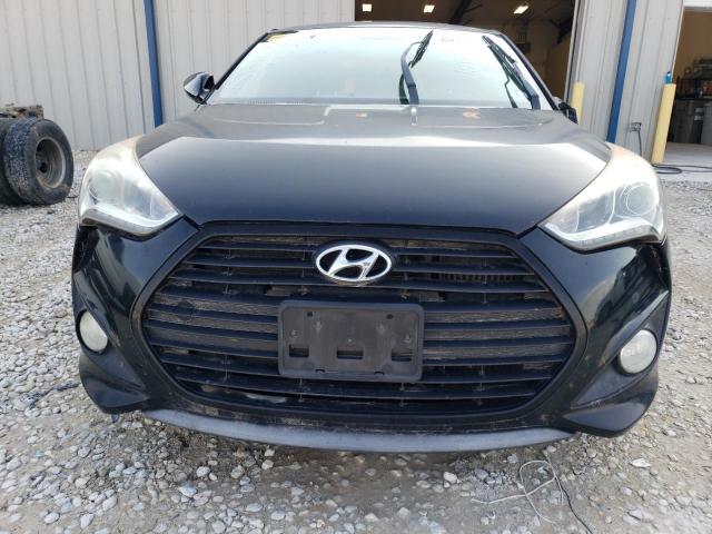 KMHTC6AE4EU205155 - 2014 HYUNDAI VELOSTER TURBO BLACK photo 5