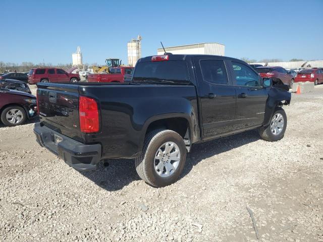 1GCGSCEN6M1262636 - 2021 CHEVROLET COLORADO LT BLACK photo 3