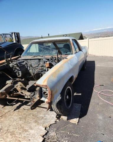 5D8DJ2L500395 - 1972 CHEVROLET EL CAMINO GRAY photo 2