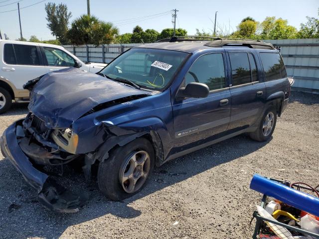 1GNES16S346212643 - 2004 CHEVROLET TRAILBLAZE EXT LS BLUE photo 1