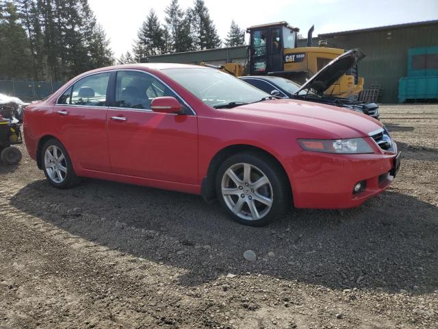 JH4CL96825C013455 - 2005 ACURA TSX RED photo 4