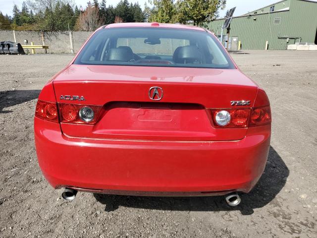 JH4CL96825C013455 - 2005 ACURA TSX RED photo 6