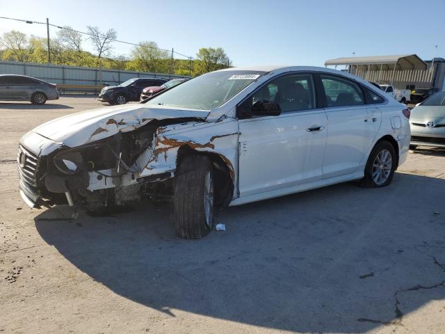 5NPE24AF0JH616893 - 2018 HYUNDAI SONATA SE WHITE photo 1