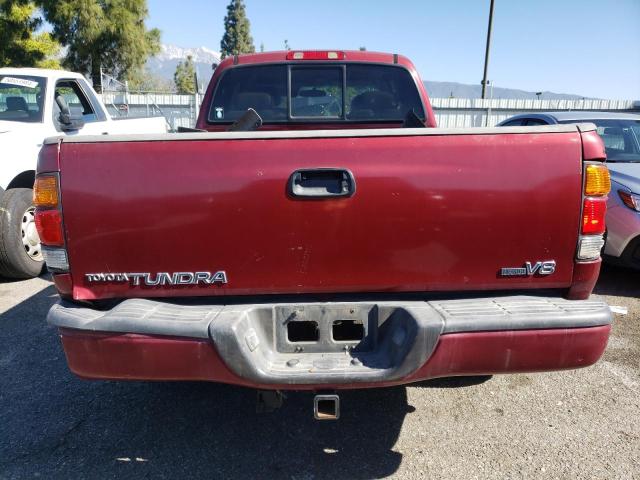 5TBRT38122S281983 - 2002 TOYOTA TUNDRA ACCESS CAB LIMITED RED photo 6