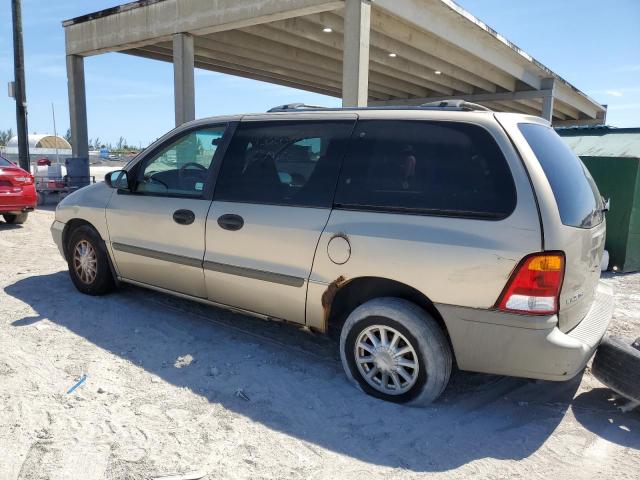 2FMZA514XYBC54906 - 2000 FORD WINDSTAR LX TAN photo 2