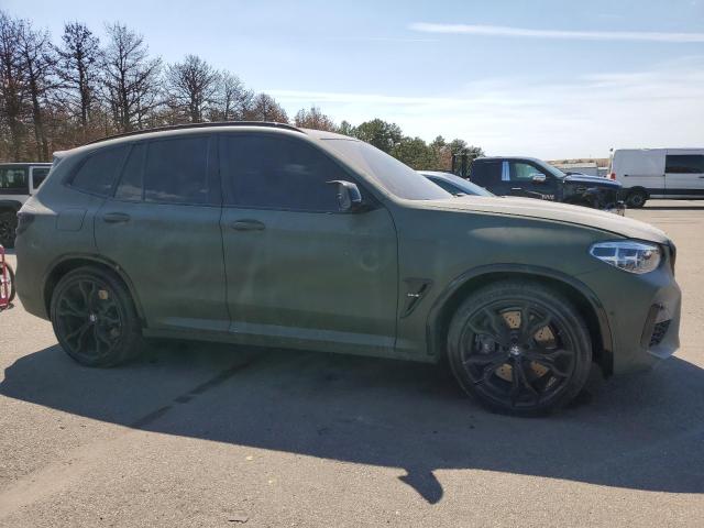 5YMTS0C05M9F41589 - 2021 BMW X3 M COMPETITION მწვანე ფოტო 4