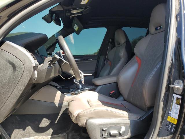 5YMTS0C05M9F41589 - 2021 BMW X3 M COMPETITION მწვანე ფოტო 7