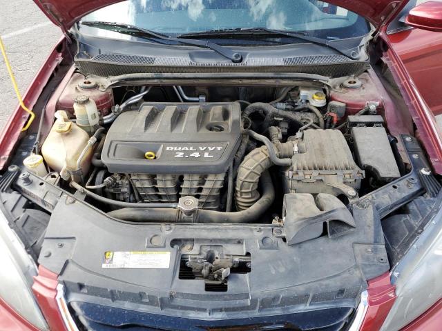 1C3CCBBB9DN612418 - 2013 CHRYSLER 200 TOURING RED photo 11