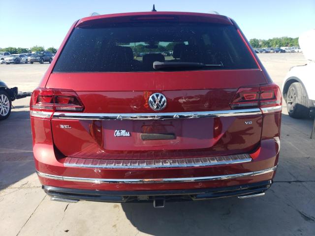 1V2SR2CA3JC574587 - 2018 VOLKSWAGEN ATLAS SEL BURGUNDY photo 6