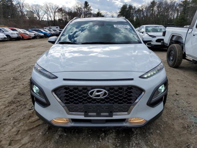 KM8K5CA55KU214415 - 2019 HYUNDAI KONA ULTIMATE WHITE photo 5