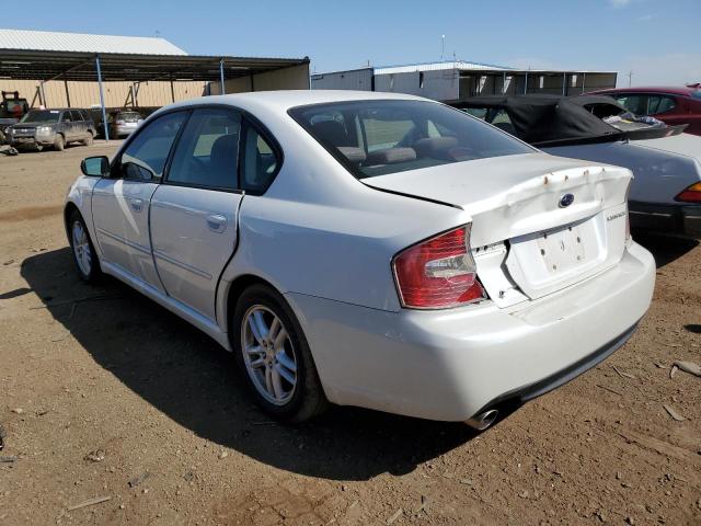 4S3BL616257222477 - 2005 SUBARU LEGACY 2.5I WHITE photo 2