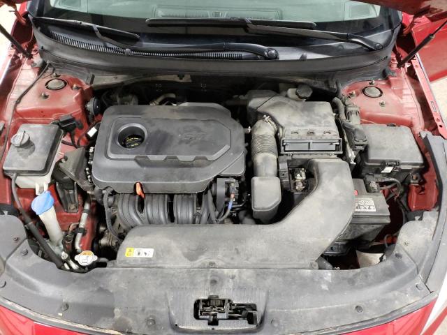 5NPE24AF5HH455189 - 2017 HYUNDAI SONATA SE RED photo 11