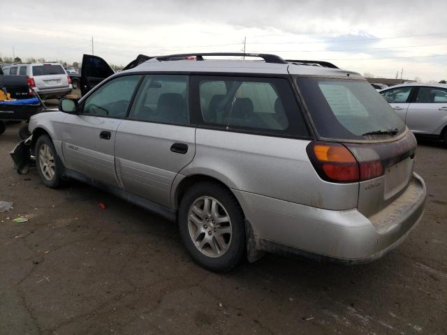 4S3BH675947621224 - 2004 SUBARU LEGACY OUTBACK AWP SILVER photo 2