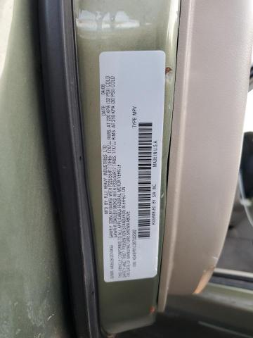 4S4BP61C367352582 - 2006 SUBARU LEGACY OUTBACK 2.5I GREEN photo 12