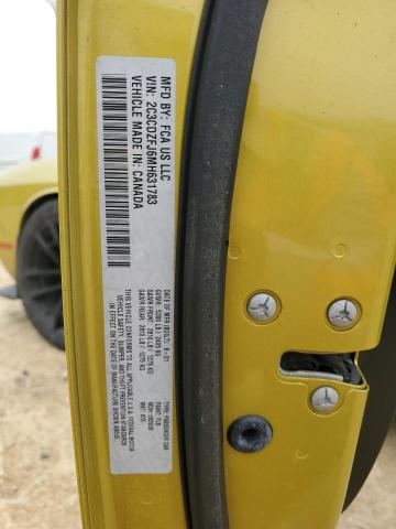 2C3CDZFJ6MH631783 - 2021 DODGE CHALLENGER R/T SCAT PACK GOLD photo 12