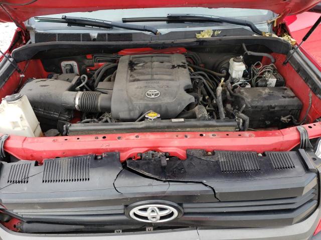 5TFRM5F16EX074708 - 2014 TOYOTA TUNDRA DOUBLE CAB SR/SR5 RED photo 11