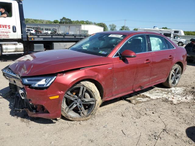 WAUENAF45JN008670 - 2018 AUDI A4 PREMIUM PLUS BURGUNDY photo 1