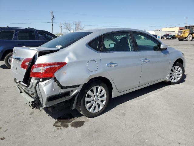 3N1AB7AP5KY367586 - 2019 NISSAN SENTRA S SILVER photo 3