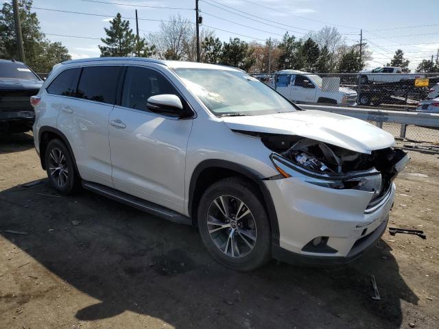 5TDJKRFH9GS301566 - 2016 TOYOTA HIGHLANDER XLE Սպիտակ լուսանկար 4