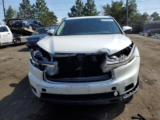 5TDJKRFH9GS301566 - 2016 TOYOTA HIGHLANDER XLE Սպիտակ լուսանկար 5