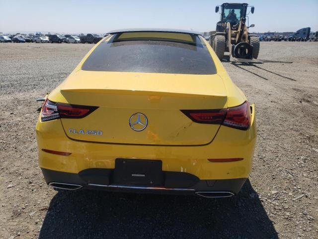 W1K5J4GB6LN124496 - 2020 MERCEDES-BENZ CLA 250 YELLOW photo 6