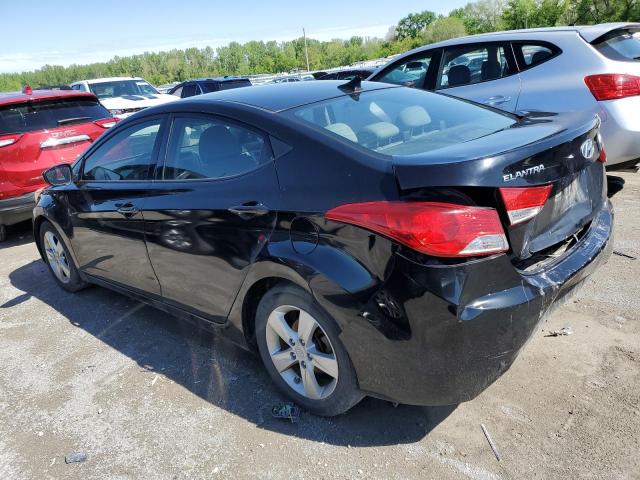 5NPDH4AE5DH324551 - 2013 HYUNDAI ELANTRA GLS BLACK photo 2