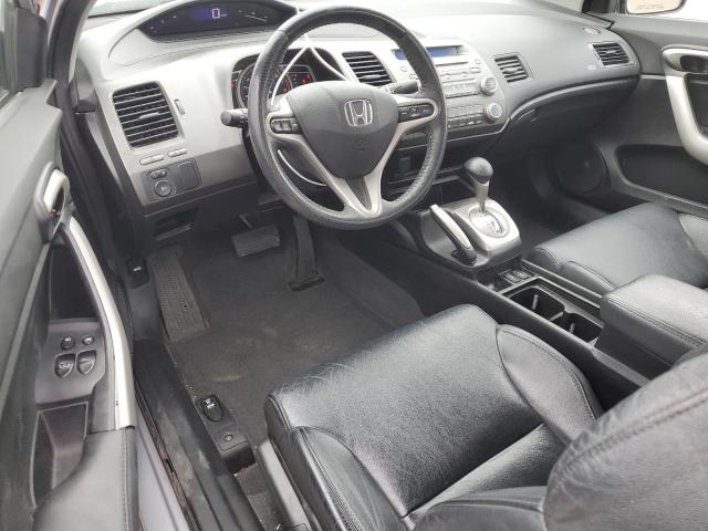 2HGFG12908H577384 - 2008 HONDA CIVIC EXL SILVER photo 8