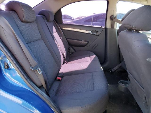 KL1TD56688B090273 - 2008 CHEVROLET AVEO BASE BLUE photo 10