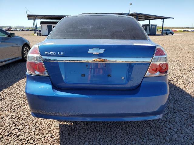 KL1TD56688B090273 - 2008 CHEVROLET AVEO BASE BLUE photo 6