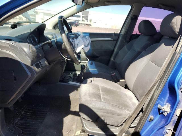 KL1TD56688B090273 - 2008 CHEVROLET AVEO BASE BLUE photo 7