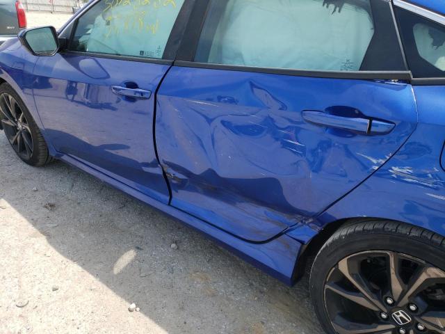 19XFC2F8XKE001208 - 2019 HONDA CIVIC SPORT 蓝色 照片 9