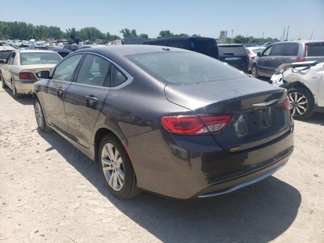 1C3CCCAB0GN136524 - 2016 CHRYSLER 200 LIMITED GRAY photo 3