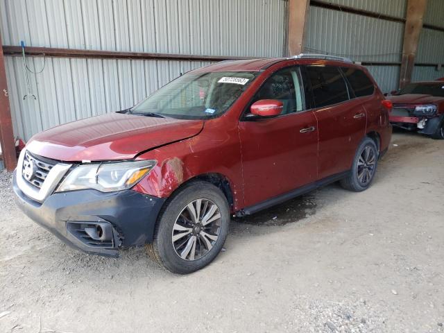 5N1DR2MM3HC667893 - 2017 NISSAN PATHFINDER S წითელი ფოტო 1