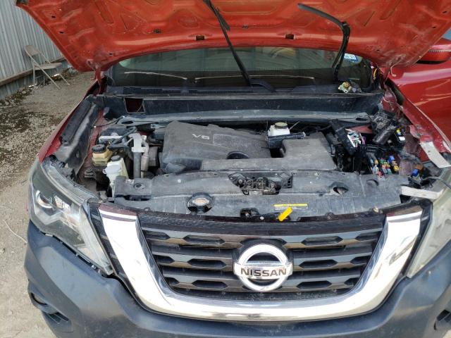 5N1DR2MM3HC667893 - 2017 NISSAN PATHFINDER S წითელი ფოტო 12